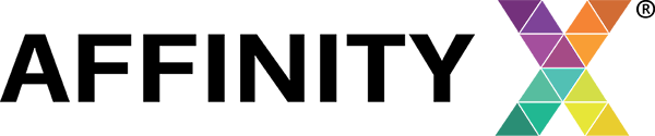 AffinityX Logo Black text